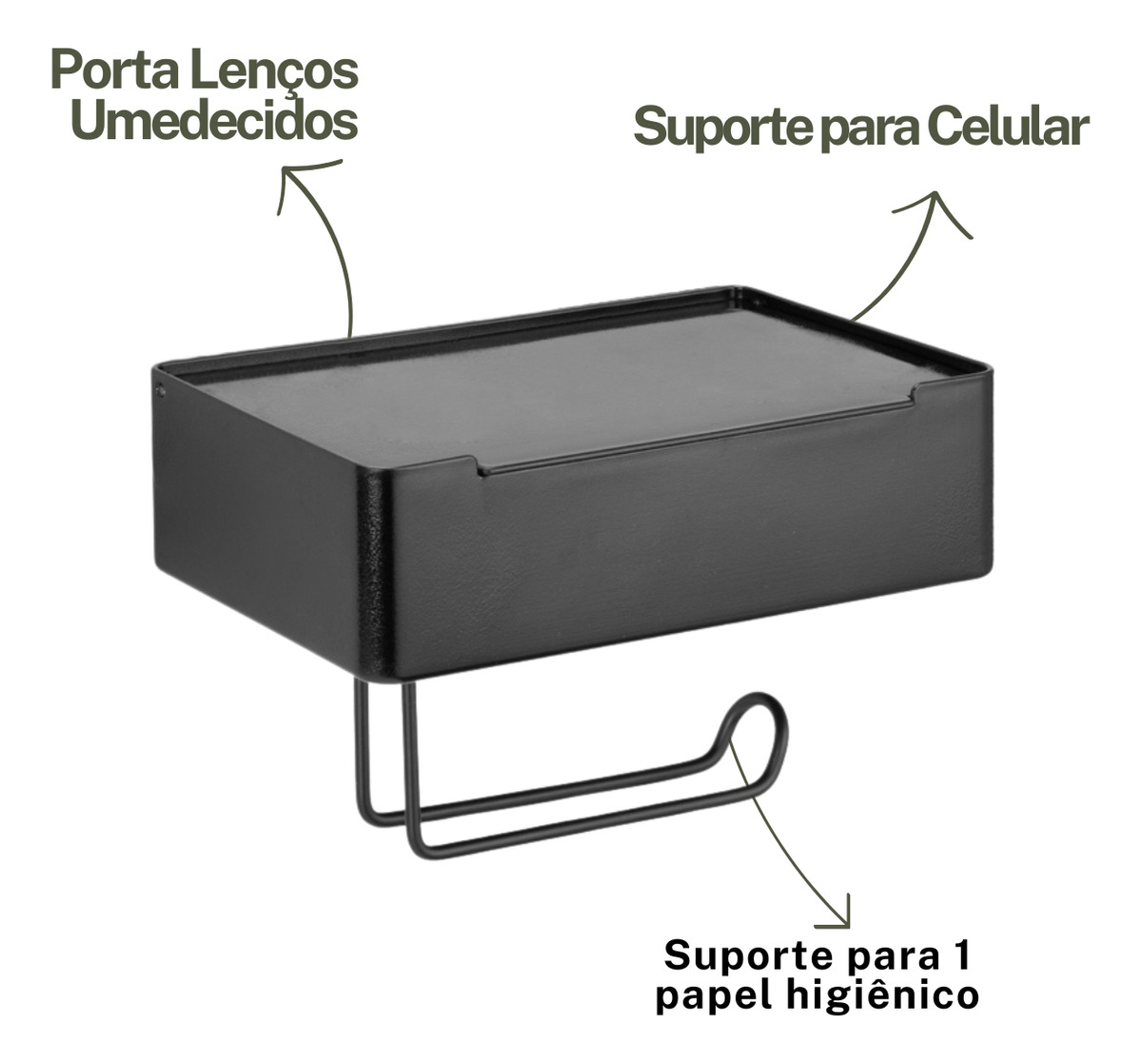 Porta Lenços Umedecidos e Papel Higiênico 5