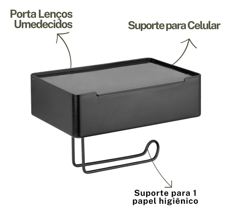 Porta Lenços Umedecidos e Papel Higiênico 5