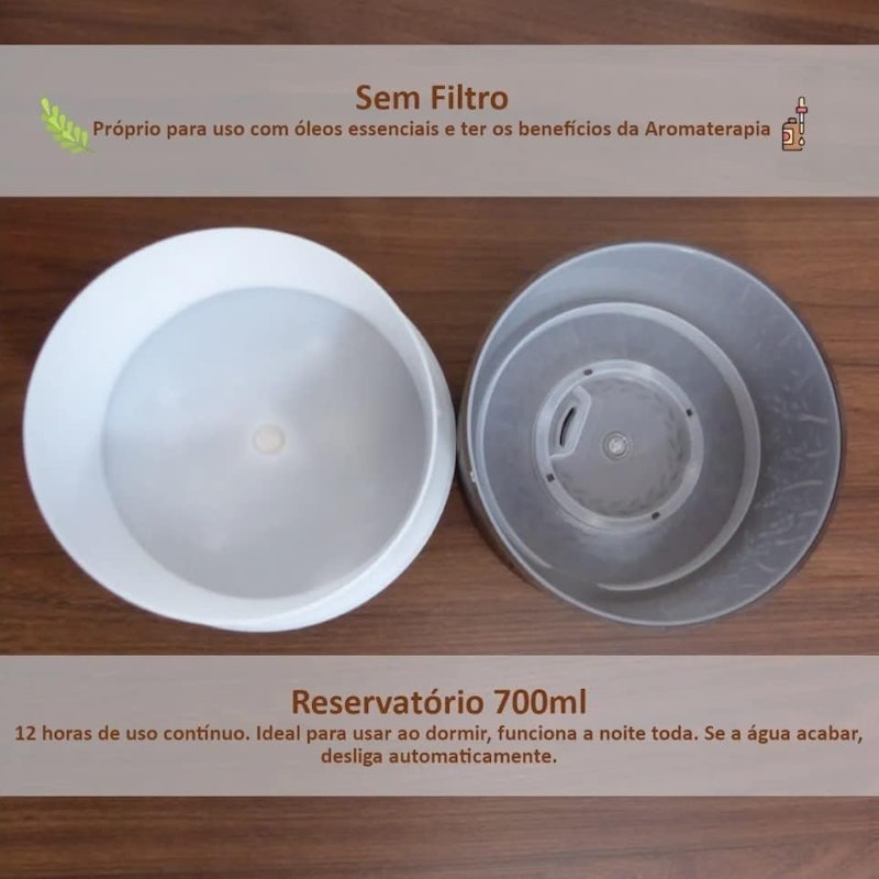 Difusor Aromatizador Ambiente para Óleo Essencial 700 ml 5