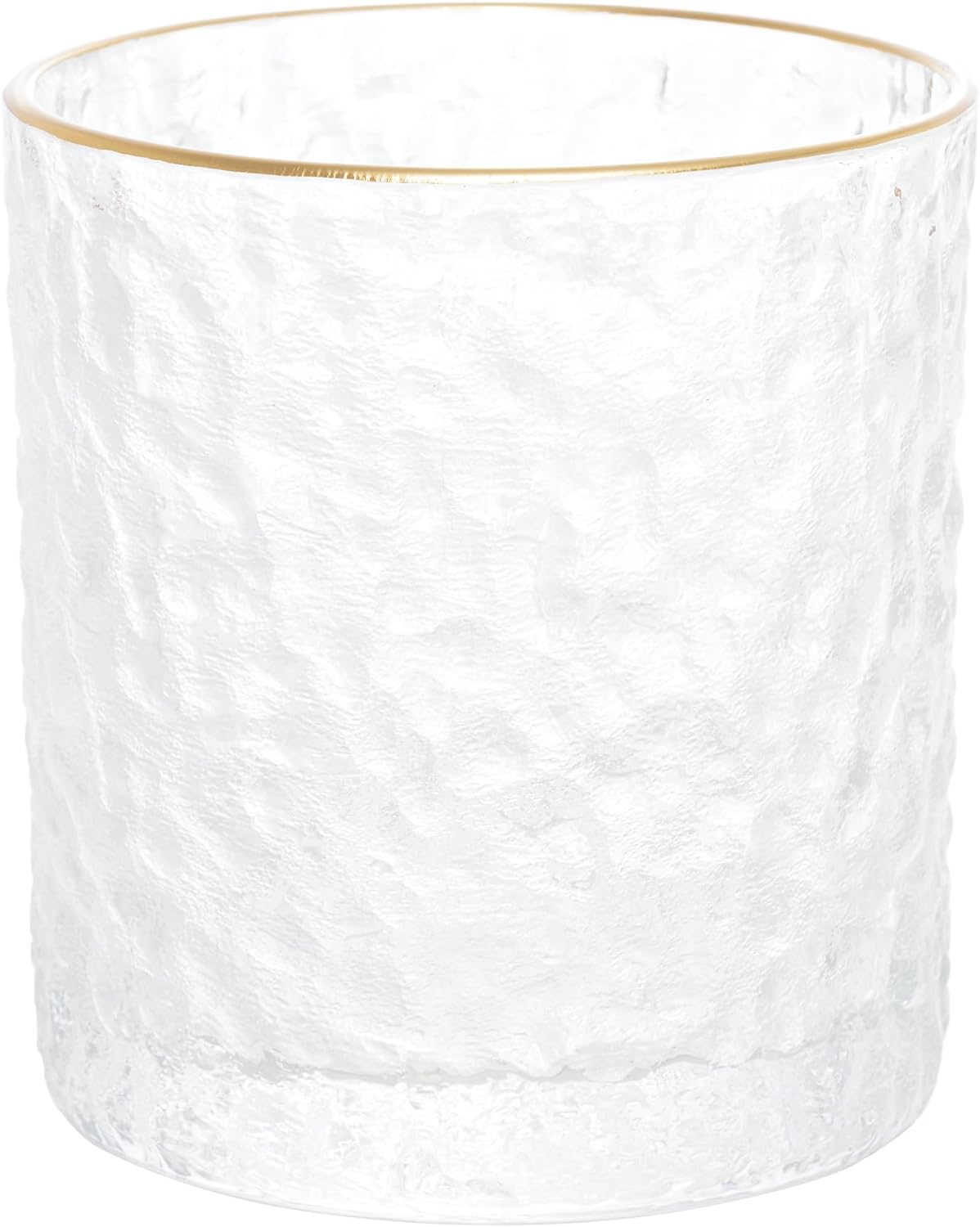 Copo de Whisky de Cristal Martelado com Fio de Ouro Petra 340 ml 2