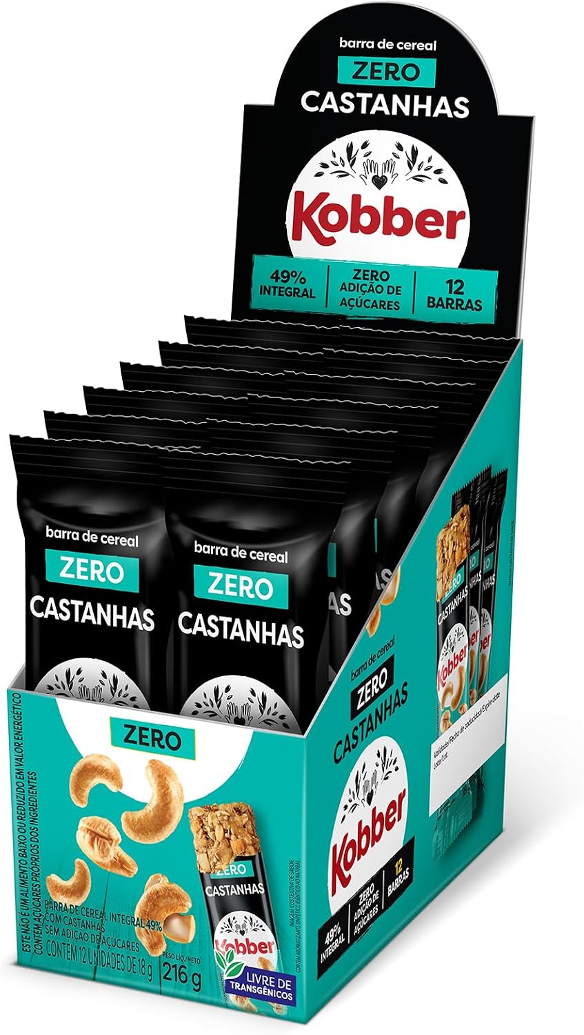 Barra de Cereal Castanha Zero 1