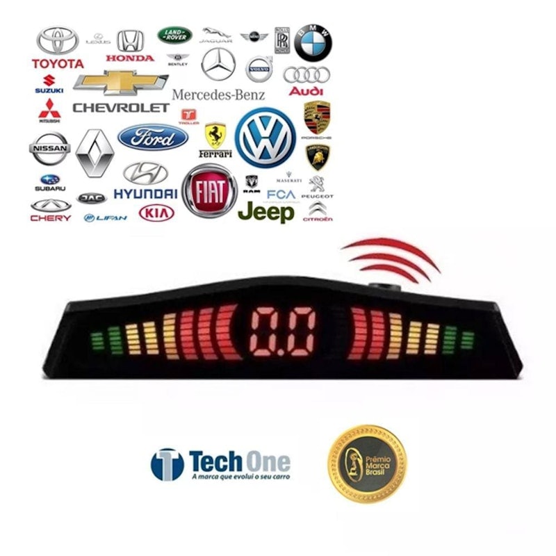 Sensor de Estacionamento Standard 4 Pontas Tech One 2