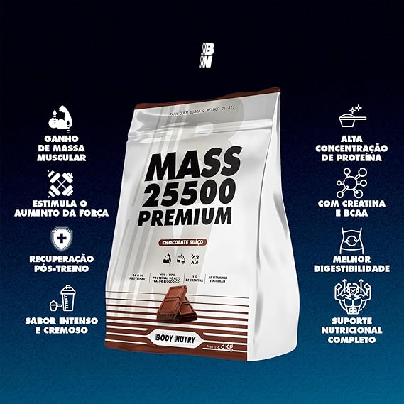 Hipercalórico Mass 25500 Premium  3