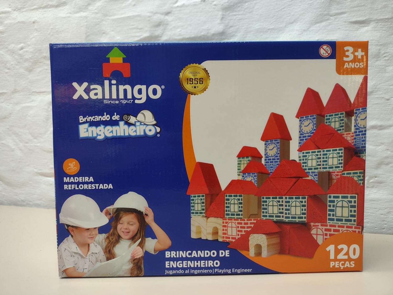 Brincando de Engenheiro Blocos de Montar 120 Peças Xalingo 3