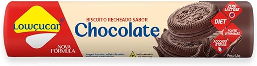 Biscoito Recheado Zero Açúcares Sabor Chocolate 1