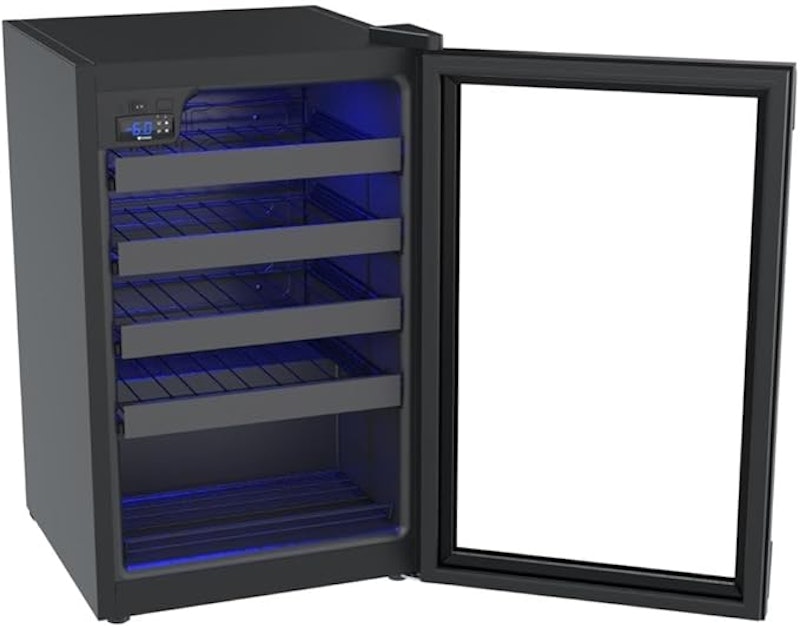Adega Piubella 100 para 24 Garrafas Preto Porta Invertida 4