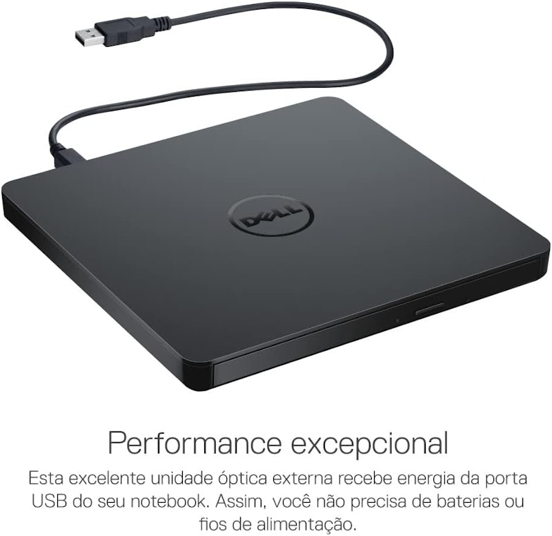 Unidade USB Fina de DVD +/- RW Dell 4