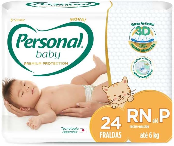 Fralda Personal Baby Premium Protection RN até P 1