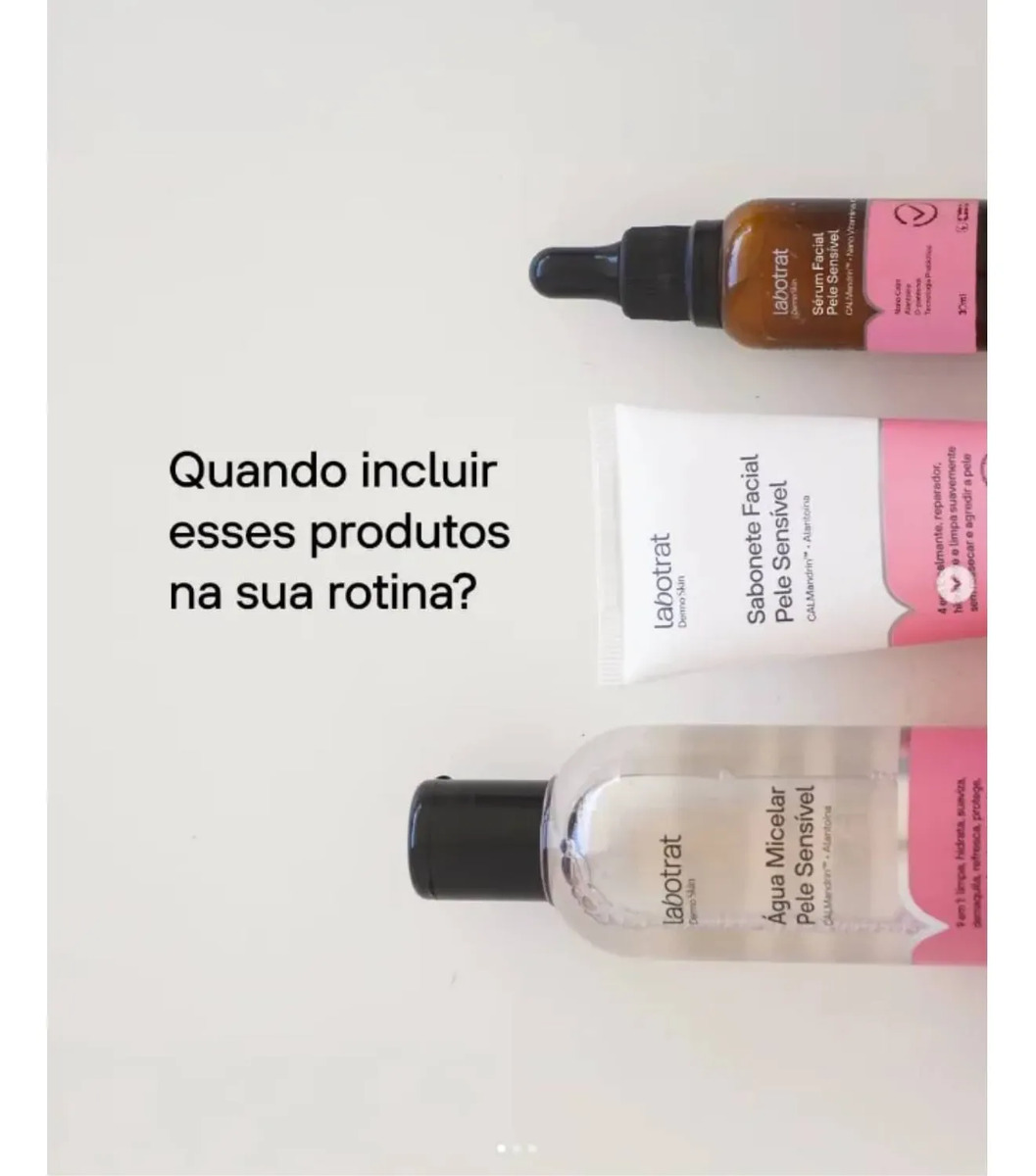 Kit Facial Pele Sensível Dermo Skin c/ 3 Itens Labotrat 4