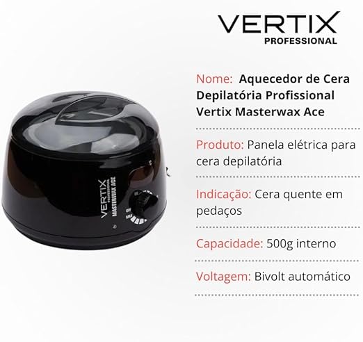 Vertix Aquecedor de Cera Profissional 3