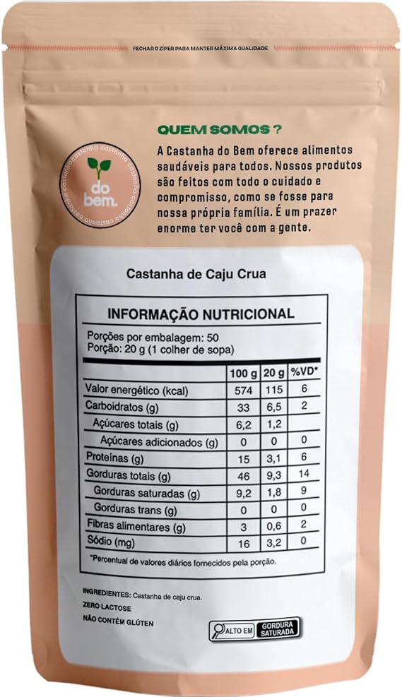 Castanha de Caju Crua sem Sal 2