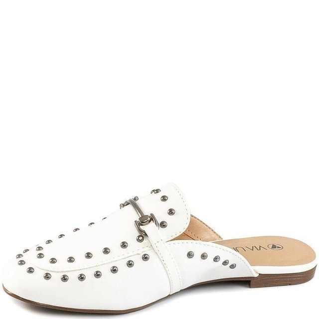 Mule Feminino Via Uno com Fivela e Tachas 2