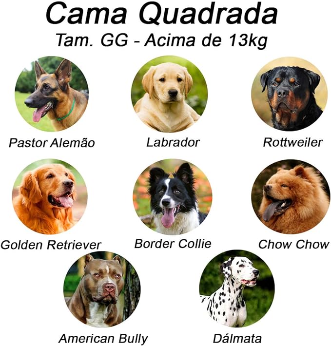 Cama Quadrada para Cachorro ou Gatos Super Luxo  3