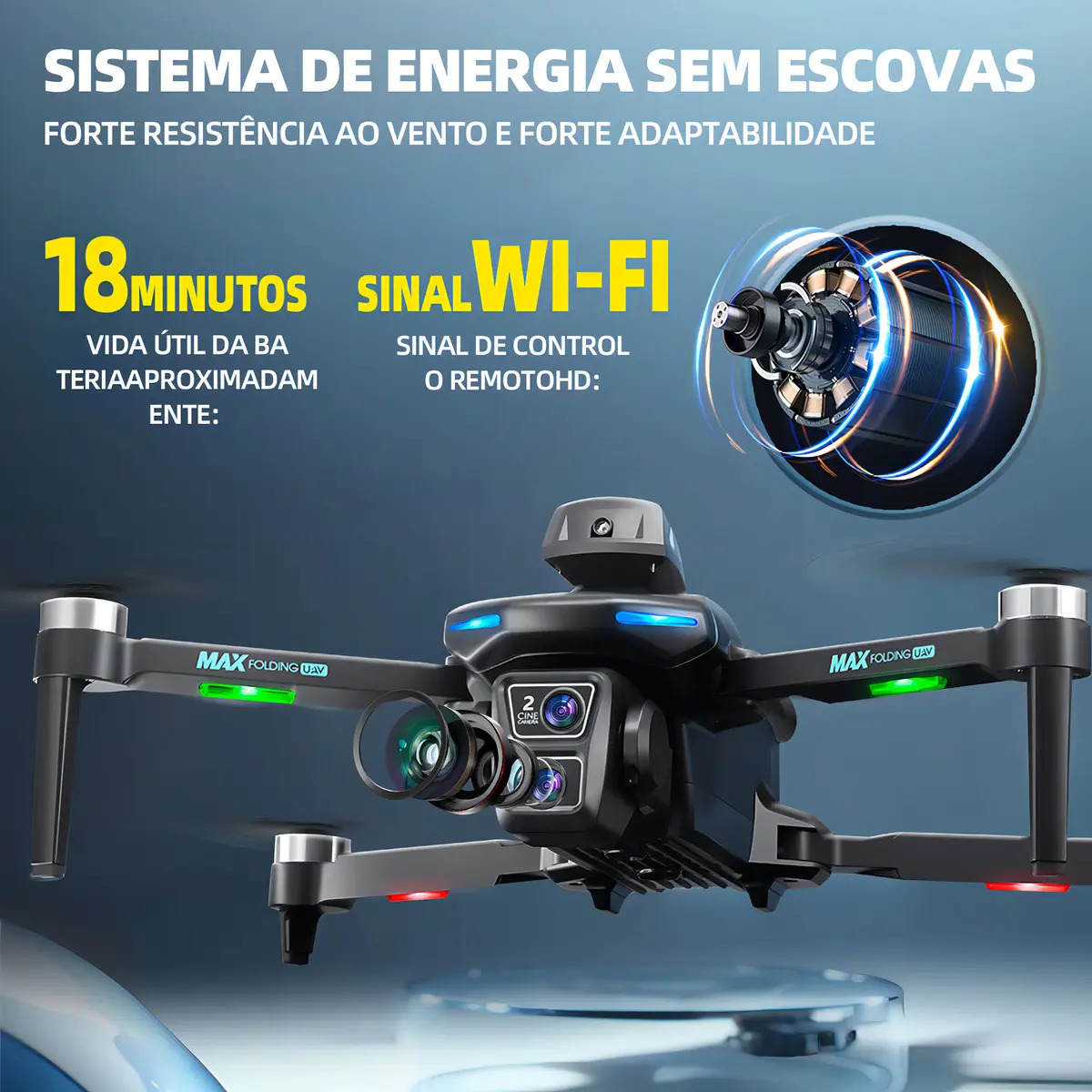 Drone com Câmera 4K 5