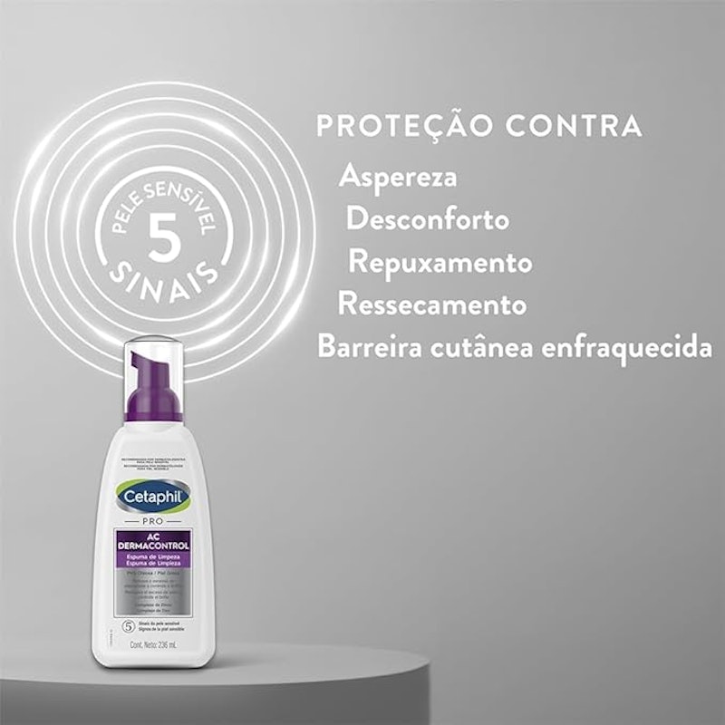 Espuma De Limpeza Facial Cetaphil Pro AC Dermacontrol 5