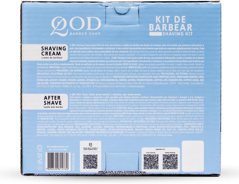 Kit Creme de Barbear e Loção Pós-Barba 5