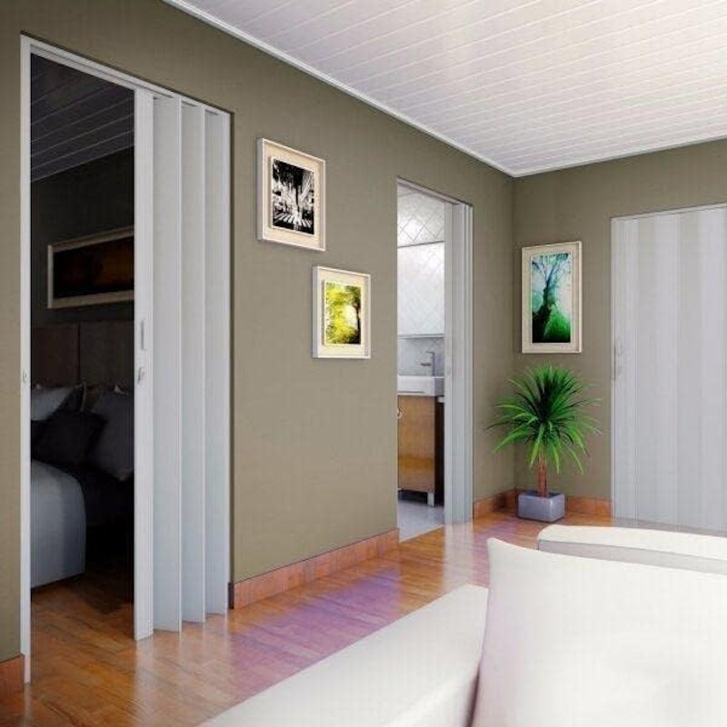 Porta Sanfonada PVC Polifort 2