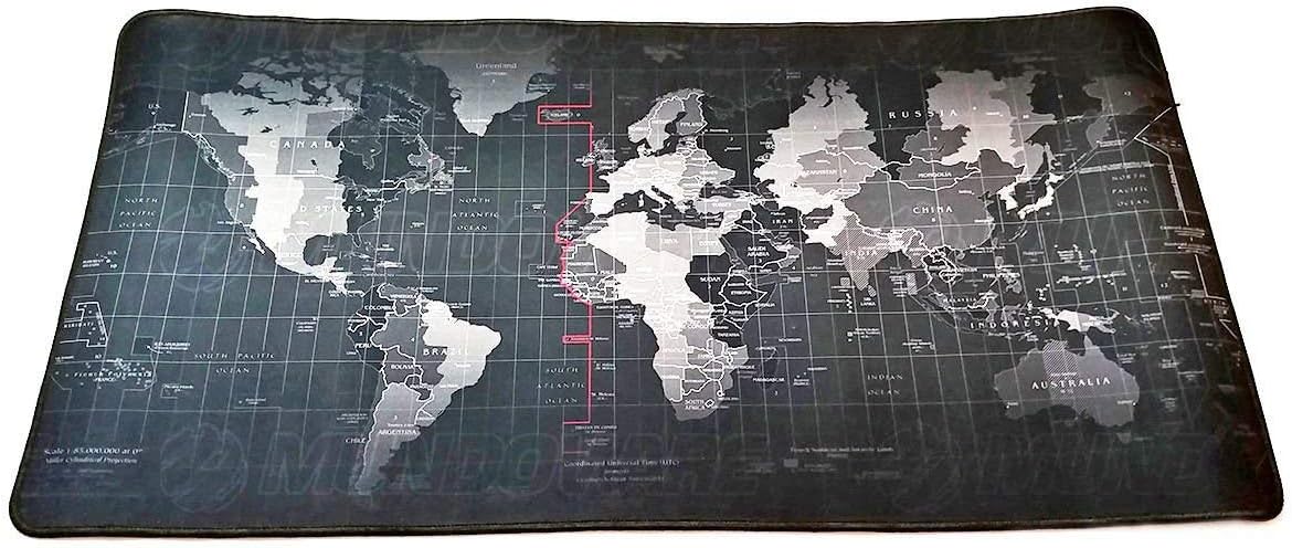 Mouse Pad Gamer Mapa Mundi Extra Grande 3