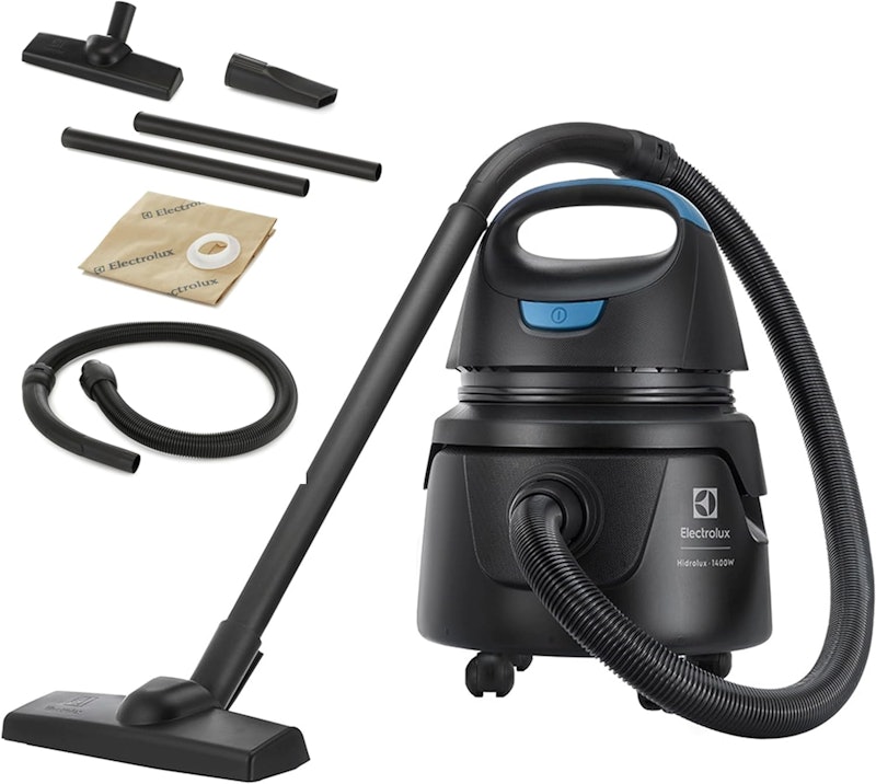Aspirador de Pó e Água Electrolux 1400W com Conjunto de Acessórios e Rodas 360° 1