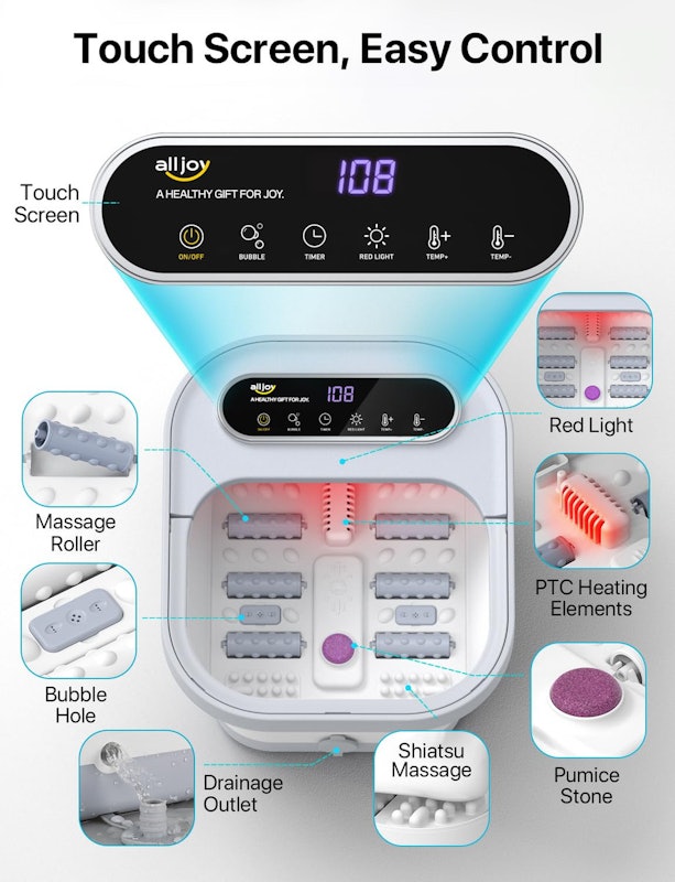 Massageador de Pés com Aquecimento All Joy 2