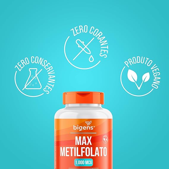 Max Metilfolato L-Metilfolato de Cálcio 1000 mcg  4