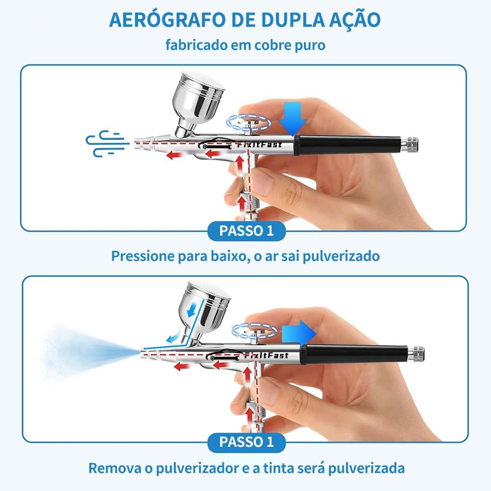 Kit de Aerógrafo Profissional FINYQBET 3