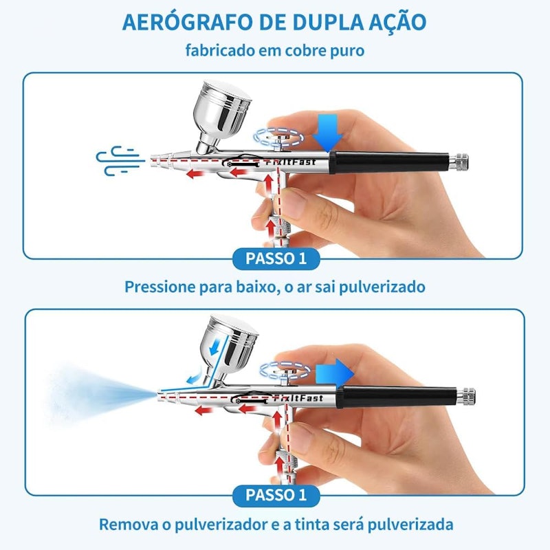 Kit de Aerógrafo Profissional FINYQBET 3