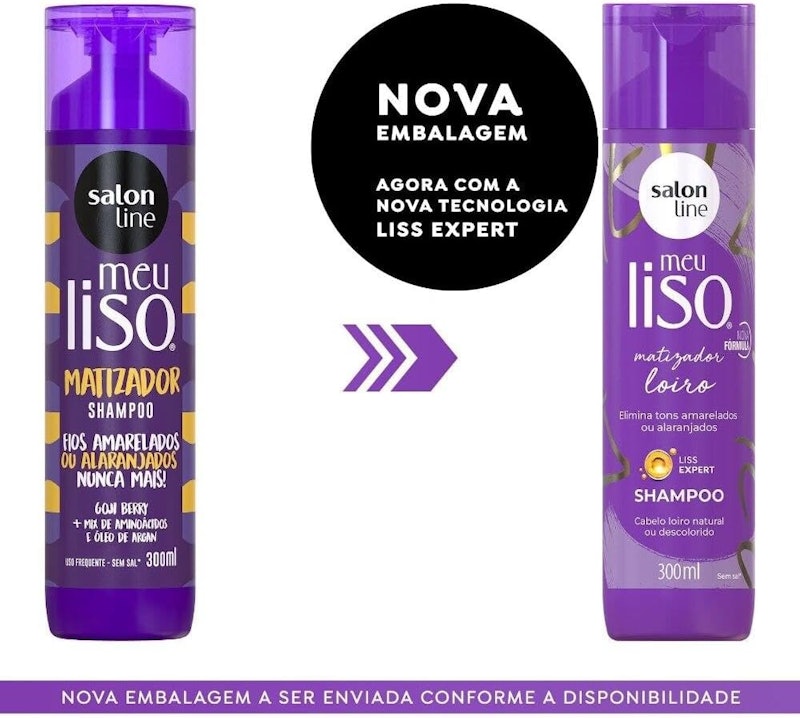 Shampoo Meu Liso Matizador Loiro 2