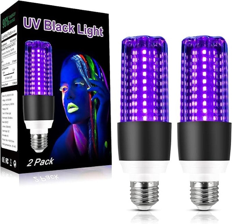 Lâmpada LED preta 15 W UV 1