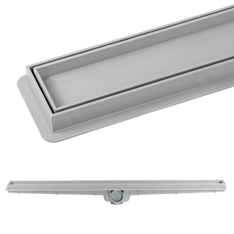 Ralo Linear Oculto Invisível Inteligente Sifonado para Banheiro 1