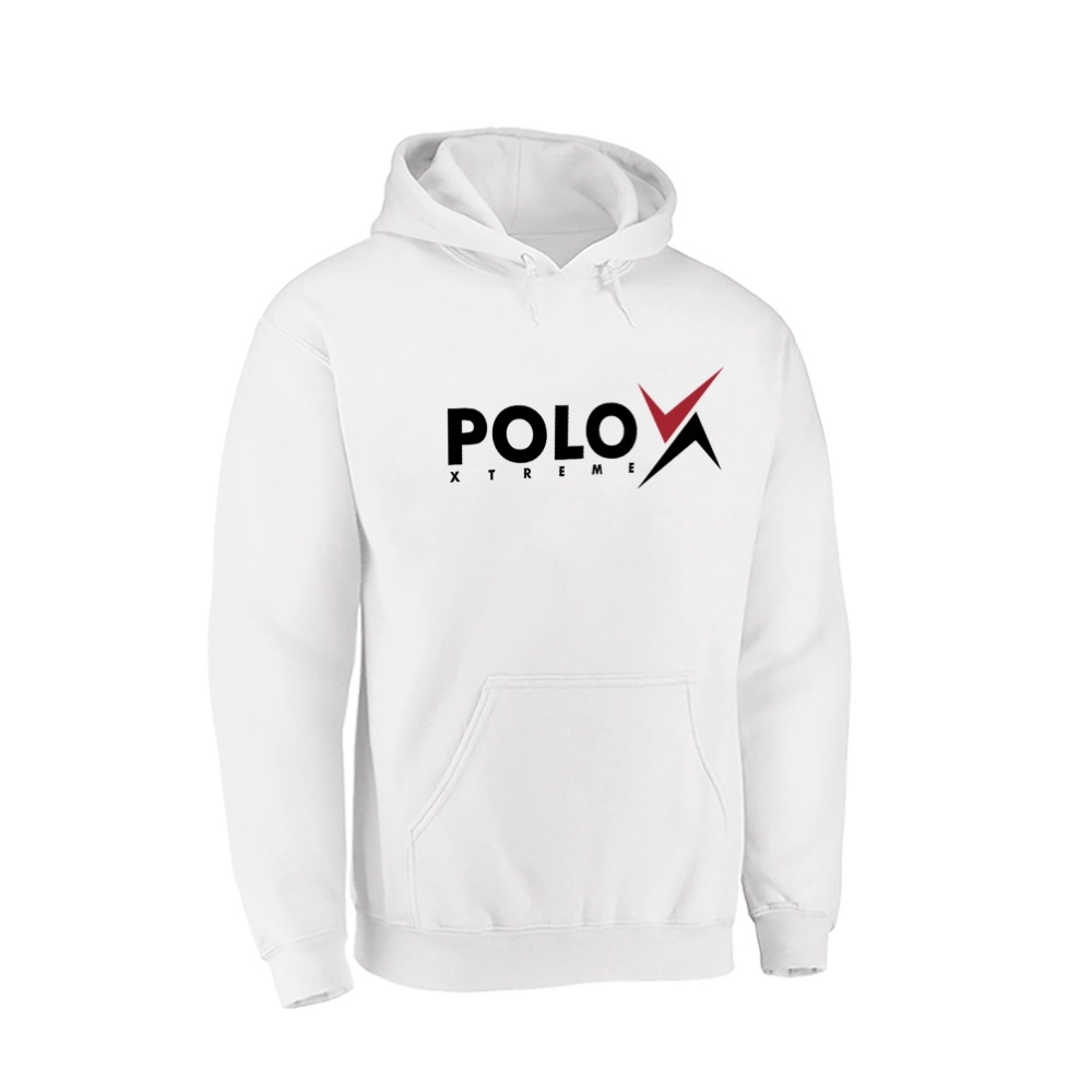 Agasalho Moletom Masculino com Capuz Flanelado Branco 2