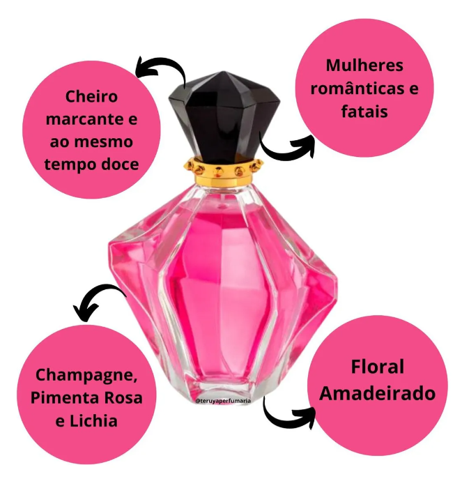Deo Colônia Nuit Rose 100 ml 3