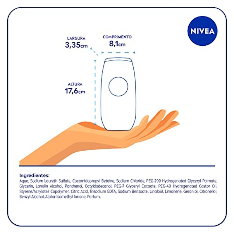 Sabonete líquido NIVEA Creme Care 5