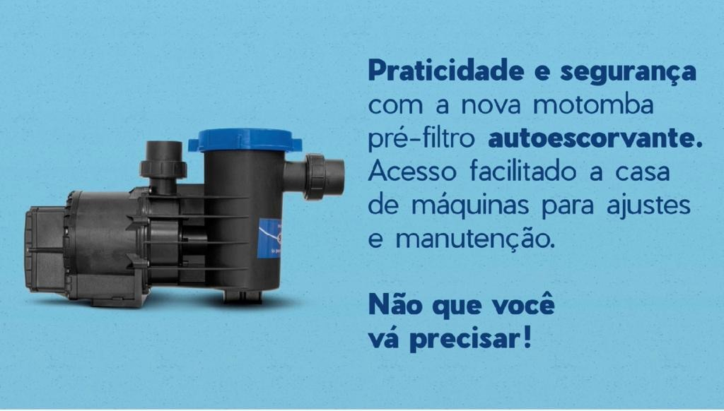 Bomba Pré-Filtro Autoescorvante 1/4CV 3