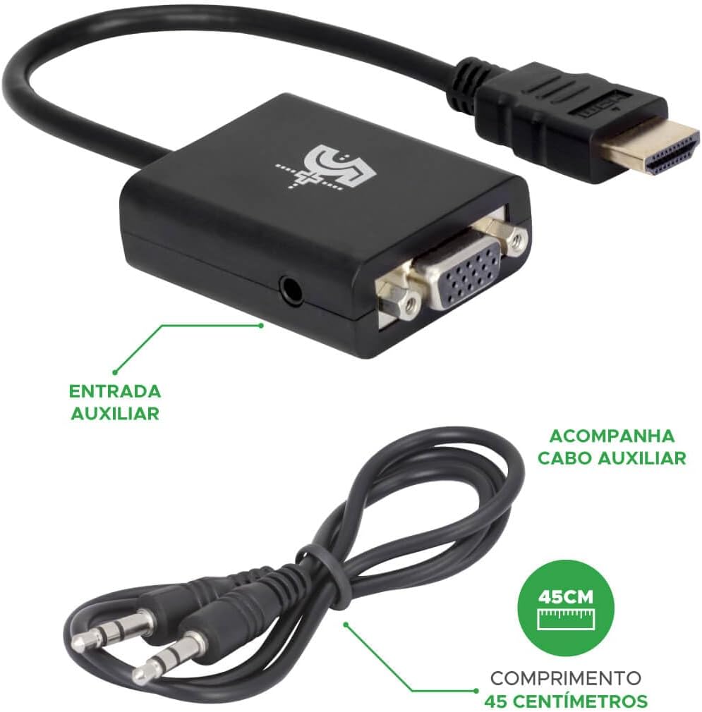 Conversor HDMI para VGA  5