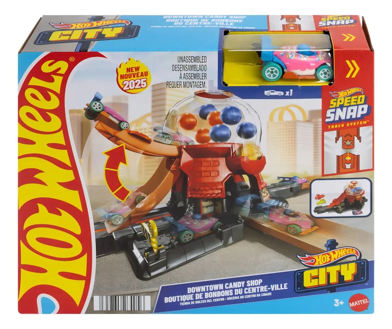 Pista Hot Wheels City Loja de Doces 3