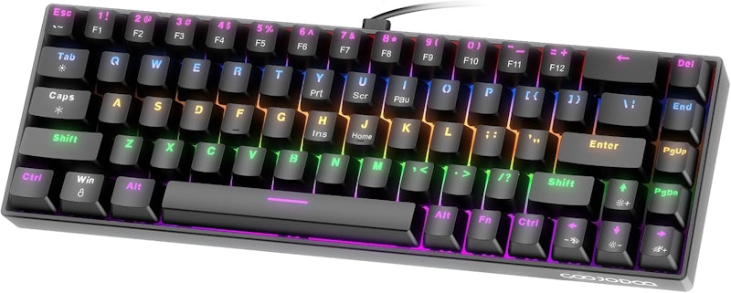 Teclado Mecânico com Fio 65% A1802 1