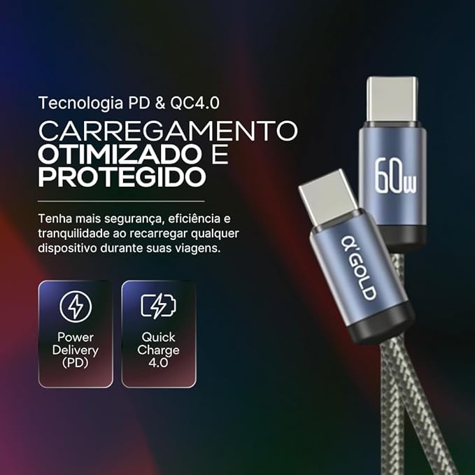 Carregador Super Turbo Veicular 60 W Duas Portas 4