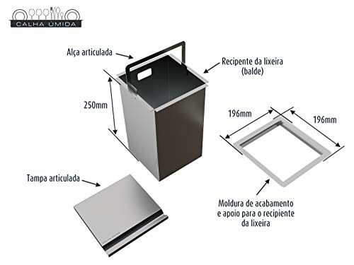 Lixeira Quadratta Kitchen 5 L  3