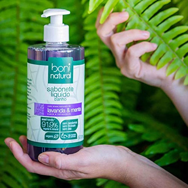 Sabonete Líquido Boni Natural Lavanda e Menta 4