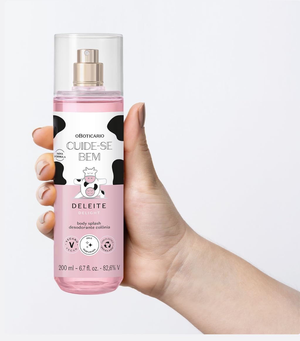 Body Splash Cuide-Se Bem Deleite 200 ml 3