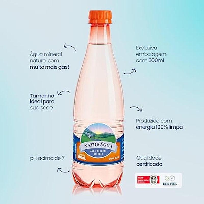 Água Mineral com Gás Naturágua 3