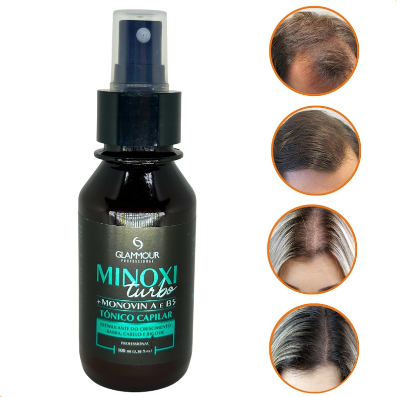 Tônico Capilar Minoxi Turbo Glammour Professional 3
