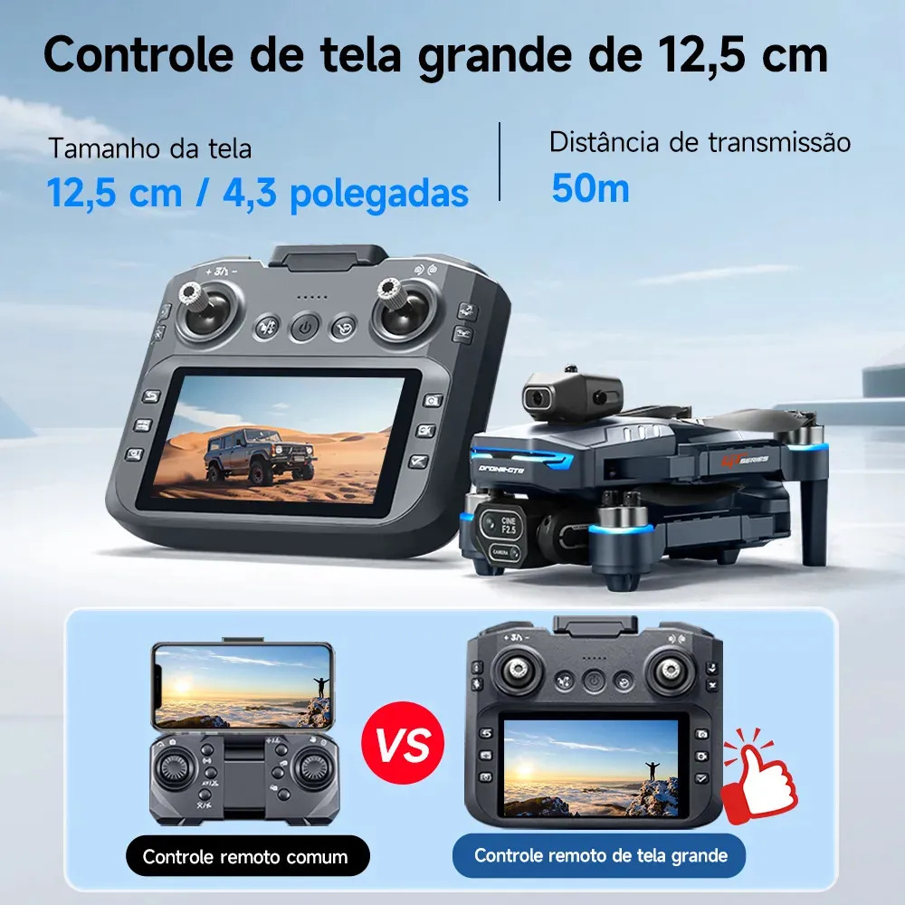 Drone com Câmera 4K 3