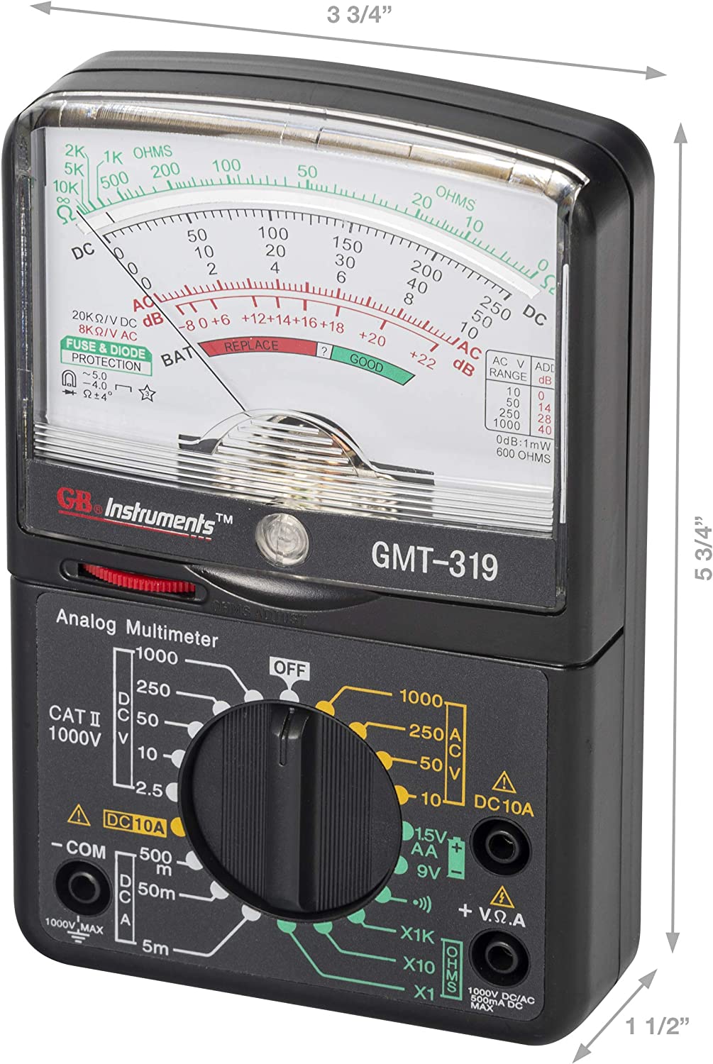 Multímetro Analógico Gardner Bender 3