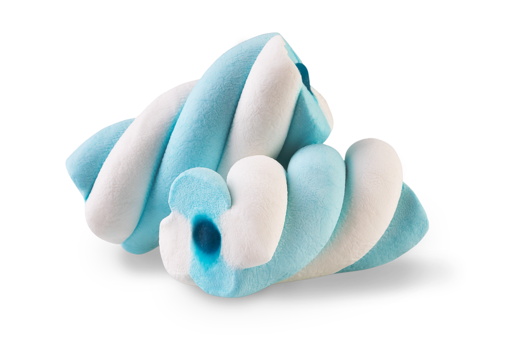 Marshmallow Recheadinho Torção Azul 4