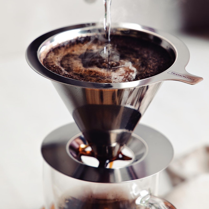 Coador de Café Tramontina em Aço Inox 9
