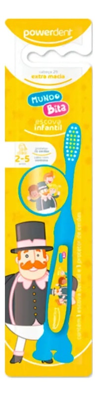 Escova Dental Infantil Powerdent Mundo Bita 1