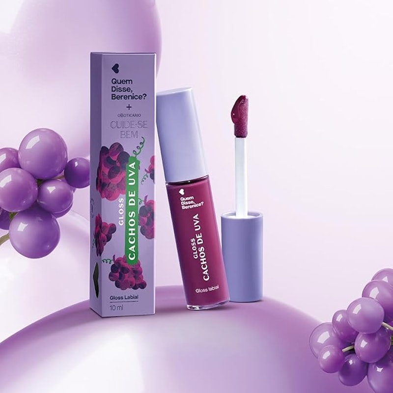 Gloss Labial Cachos de Uva QDB e Cuide-se Bem 2