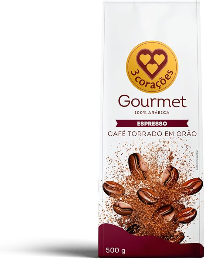 Café Torrado em Grãos Espresso Gourmet 3 Corações 1